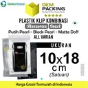 PLASTIK KLIP 10x18cm ZIPLOCK BAG KEMASAN AKSESORIS DELKOCHOICE PREMIUM