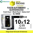 PLASTIK KLIP 10x12cm ZIPLOCK BAG KEMASAN AKSESORIS DELKOCHOICE PREMIUM