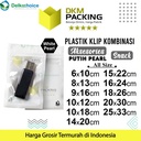 PLASTIK KLIP PUTIH ZIPLOCK BAG KEMASAN AKSESORIS DELKOCHOICE TERMURAH
