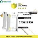 PLASTIK SACHET BAG 17X25CM KEMASAN SASET ALU FULLMETZ FOIL DELKOCHOICE