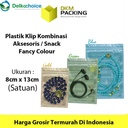 Plastik Klip 8x13cm ZIPLOCK BAG Kemasan Aksesoris DELKOCHOICE MURAH
