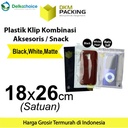 Plastik Klip 18x26cm ZIPLOCK BAG Kemasan Aksesoris DELKOCHOICE SATUAN