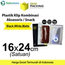 Plastik Klip 16x24cm ZIPLOCK BAG Kemasan Aksesoris DELKOCHOICE SATUAN