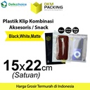 Plastik Klip 15x22cm ZIPLOCK BAG Kemasan Aksesoris DELKOCHOICE SATUAN