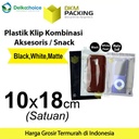 Plastik Klip 10x18cm ZIPLOCK BAG Kemasan Aksesoris DELKOCHOICE SATUAN