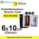 Plastik Klip 6x10cm ZIPLOCK BAG Kemasan Aksesoris DELKOCHOICE SATUAN