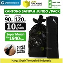 KANTONG PLASTIK SAMPAH 90x120cm TRASH BAG HITAM JUMBO PACK