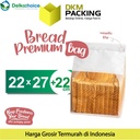 PLASTIK KLIP 22x27+22cm BUNGKUS ROTI DELKOCHOICE BREAD PREMIUM BAG