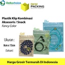 Plastik Klip ZIPLOCK BAG 8x13cm Kemasan Aksesoris DELKOCHOICE MURAH