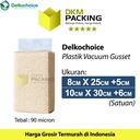 Plastik STANDING VACUUM BAG GUSSET NYLON Makanan DELKOCHOICE Satuan