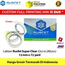 Lakban 12mm x 72yard Plakban Isolasi RUSFET PREMIUM TERMURAH / DUS