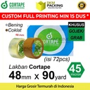 Lakban 48mm x 90yard CORTAPE Plakban Isolasi PREMIUM OJOL /DUS