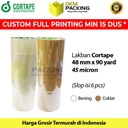 Lakban 48mm x 90yard Plakban Isolasi OPP Tape TERMURAH / SELOP