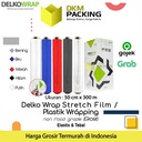 Plastik Wraping Stretch Film 50cmx300m CLEAR DELKOWRAP/ DUS