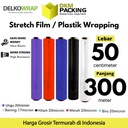 Plastik Wrapping Stretch Film 50cm x 300m DELKOWRAP / SATUAN