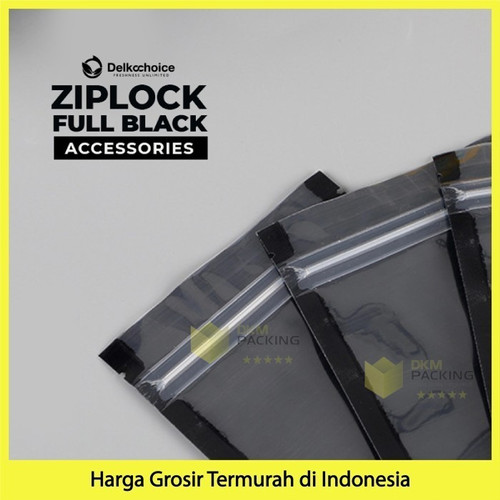 PLASTIK KLIP 10x18cm ZIPLOCK BAG KEMASAN AKSESORIS DELKOCHOICE PREMIUM