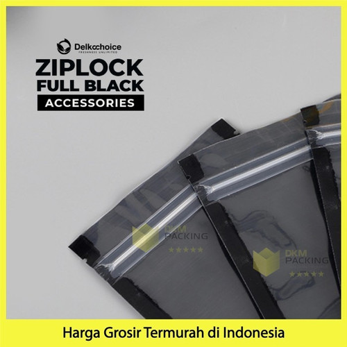 PLASTIK KLIP 10x12cm ZIPLOCK BAG KEMASAN AKSESORIS DELKOCHOICE PREMIUM