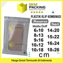 PLASTIK KLIP MATTE 10x12cm ZIPLOCK BAG KEMASAN AKSESORIS DELKOCHOICE