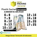 PLASTIK SACHET BAG FULL & TRANSMETZ CLEARMETZ KEMASAN SASET FOIL