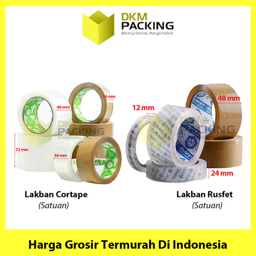 Lakban Isolasi Solatip OPP Tape VARIAN TERMURAH / SATUAN
