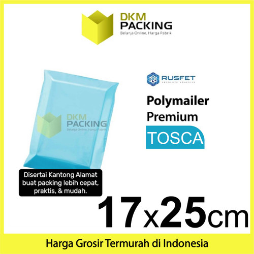 Polymailer TOSCA Amplop Plastik Packing Olshop PREMIUM MURAH/ SATUAN