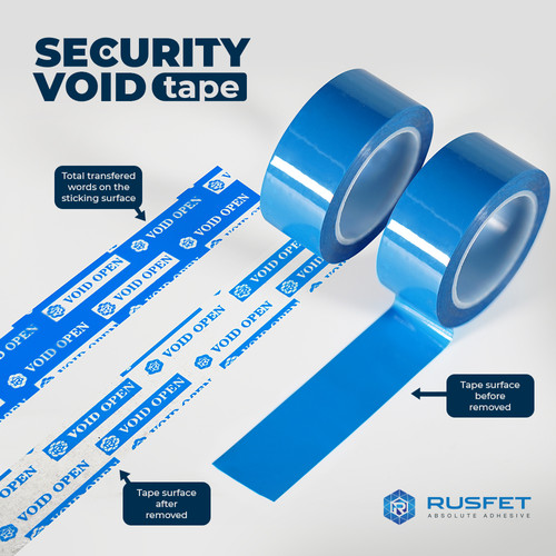LAKBAN SECURITY OPEN SEGEL VOID TAPE SELOTIP ISOLASI RUSFET GOJEK DUS