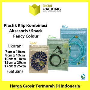 Plastik Klip 8x13cm ZIPLOCK BAG Kemasan Aksesoris DELKOCHOICE MURAH