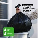 KANTONG PLASTIK SAMPAH 60x100cm TRASH BAG HITAM JUMBO PACK