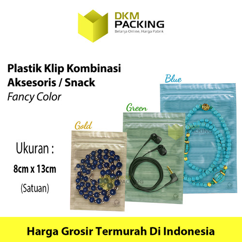 Plastik Klip ZIPLOCK BAG Kemasan Aksesoris DELKOCHOICE MURAH