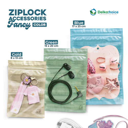 Plastik Klip ZIPLOCK BAG 7x10cm Kemasan Aksesoris DELKOCHOICE MURAH