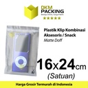 Plastik Klip ZIPLOCK Bag MATTE DOFF Kemasan Aksesoris DELKOCHOICE