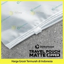 Plastik Traveling Pouch Matte 28x20 POLOS Zipper Storage Organizer Bag