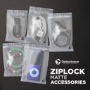 PLASTIK KLIP MATTE 18x26cm ZIPLOCK BAG KEMASAN AKSESORIS DELKOCHOICE