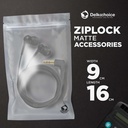 PLASTIK KLIP MATTE 9x16cm ZIPLOCK BAG KEMASAN AKSESORIS DELKOCHOICE