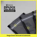 PLASTIK KLIP BLACK 6x10cm ZIPLOCK BAG KEMASAN AKSESORIS DELKOCHOICE