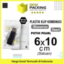 PLASTIK KLIP PUTIH ZIPLOCK BAG KEMASAN AKSESORIS DELKOCHOICE TERMURAH