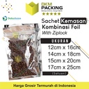 PLASTIK SACHET BAG FULL & TRANSMETZ CLEARMETZ KEMASAN SASET FOIL