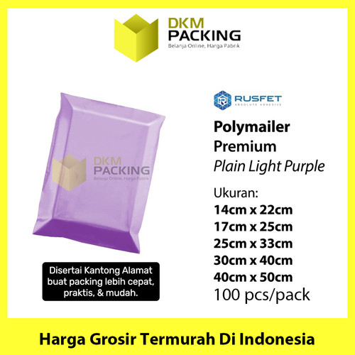Polymailer Premium Colour Amplop Plastik Packing Olshop Polos / PACK