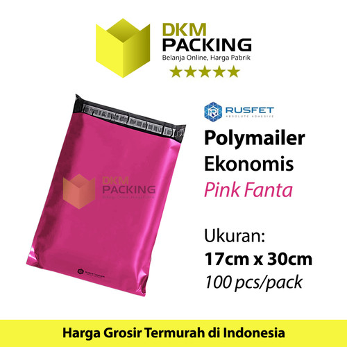Polymailer PACK 17x30cm TERMURAH Plastik Packing OlShop EKONOMIS