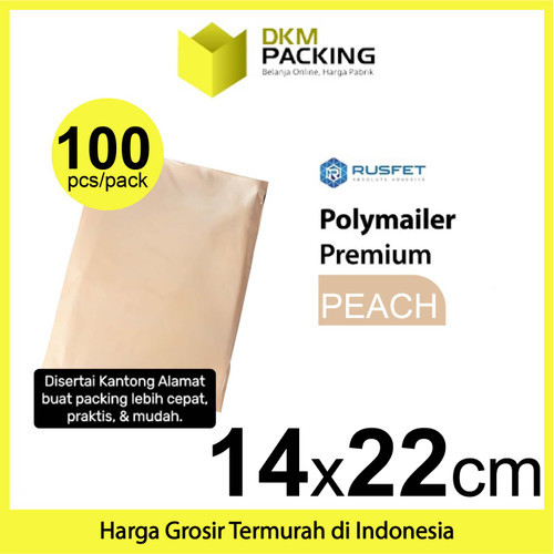 Polymailer Polimailer PEACH Amplop Plastik Packing Olshop PREMIUM/PACK