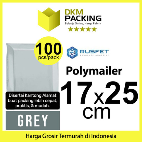Polymailer Polimailer GREY Amplop Plastik Packing Olshop PREMIUM/ PACK