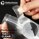 PLASTIK KLIP ZIPLOCK BAG KEMASAN AKSESORIS DELKOCHOICE TERMURAH