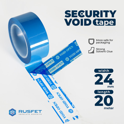 LAKBAN SECURITY OPEN SEGEL VOID TAPE SELOTIP ISOLASI RUSFET GOJEK DUS