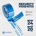 LAKBAN SECURITY OPEN SEGEL VOID TAPE SELOTIP ISOLASI RUSFET GOJEK DUS