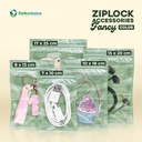 Plastik Klip ZIPLOCK BAG 10x18cm Kemasan Aksesoris DELKOCHOICE MURAH