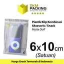 Plastik Klip ZIPLOCK Bag MATTE DOFF Kemasan Aksesoris DELKOCHOICE