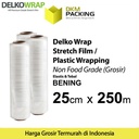 Plastik Wrapping Stretch Film 25cm x 250m BENING DELKOWRAP / SATUAN