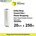Plastik Wrapping Stretch Film 20cm x 250m BENING DELKOWRAP / SATUAN