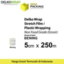 Plastik Wrapping Stretch Film 5cm x 250m BENING DELKOWRAP / SATUAN