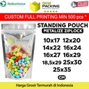 Plastik Klip Alumunium Foil Standing Pouch Sealer Makanan Delkochoice